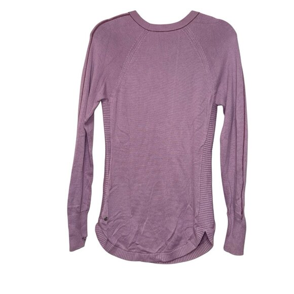 Lululemon Top Hello Aloe Womens 4 Antoinette Figue Lightweight Sweater Pullover - Picture 2 of 6